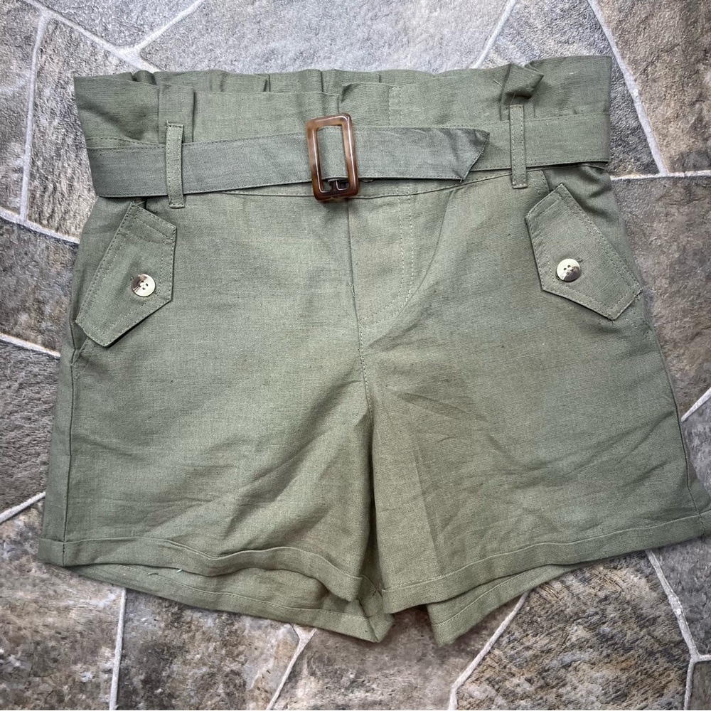 Chilipop Casual Belted Shorts